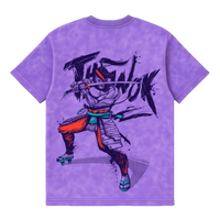 Camiseta Cubica Samurai Washed espalda