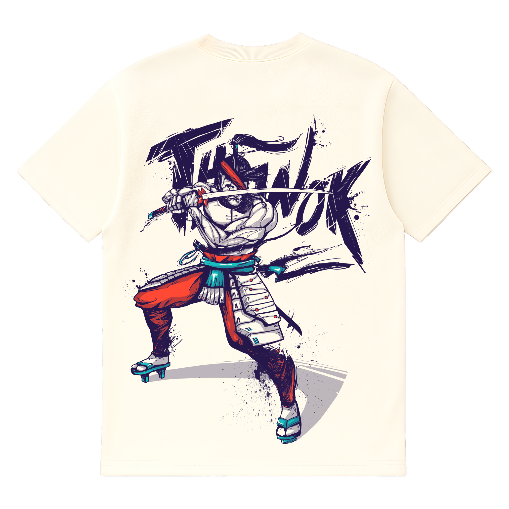 Camiseta Cubica Unconventional Samurai