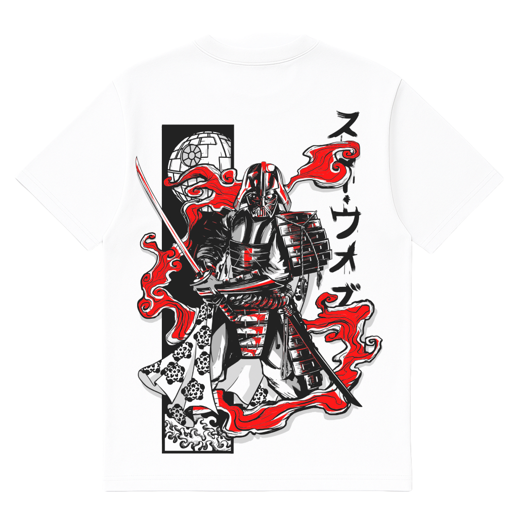 Camiseta Cubica Darth Vader Samurai