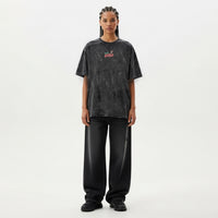 Camiseta Cubica Ataque Washed Oversize