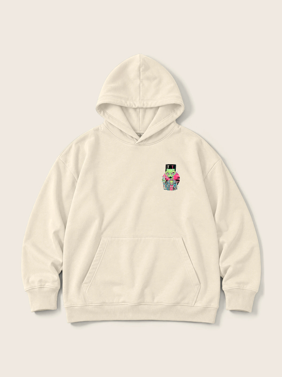 Alien In Miami · Hoodie 410g — Imagen del producto 4