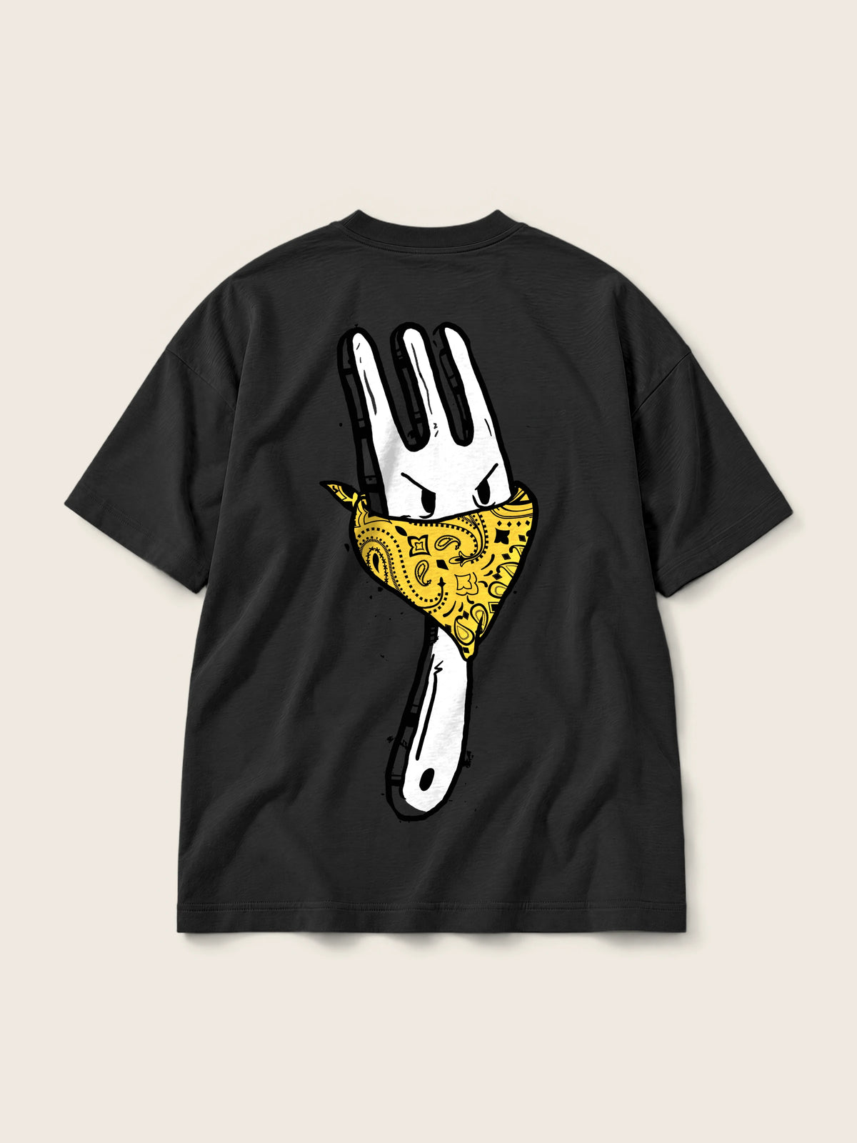 Angry Fork · Camiseta Semi Oversize 310g — Imagen del producto 5