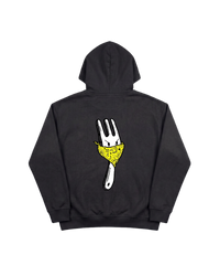 Angry Fork Hoodie 410 Negro Cubica