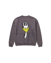 Angry Fork Sweatshirt 410 Gris Oscuro Cubica
