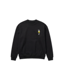 Angry Fork Sweatshirt 410 Negro Cubica