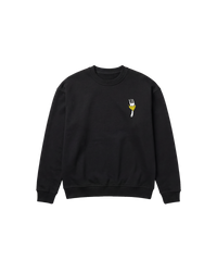 Angry Fork Sweatshirt 410 Negro Cubica