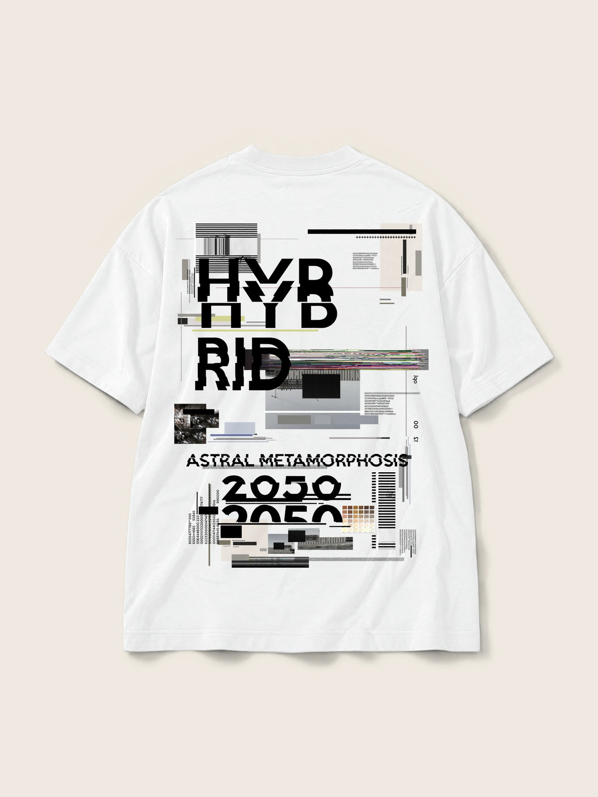 Astral · Camiseta Semi Oversize 250g Blanco — Imagen del producto 1