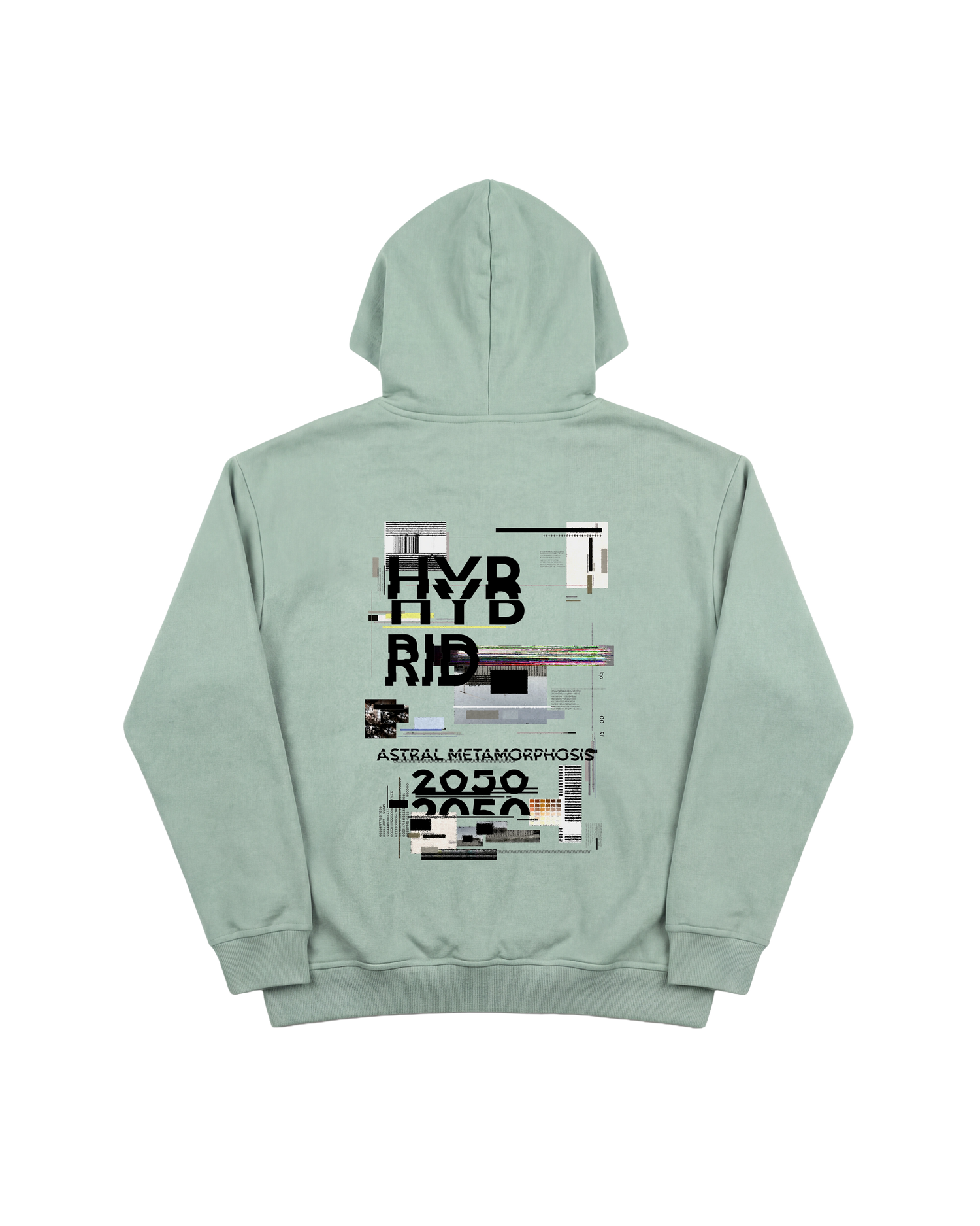 Astral Hyb Hoodie 410 Verde Menta Cubica