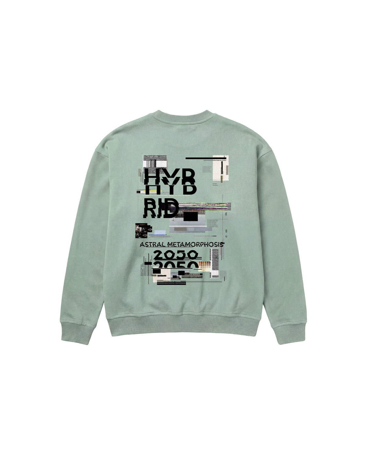 Astral Hyb Sweatshirt 410 Verde Menta Cubica