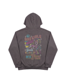 Bad Girls Hoodie 410 Gris Oscuro Cubica