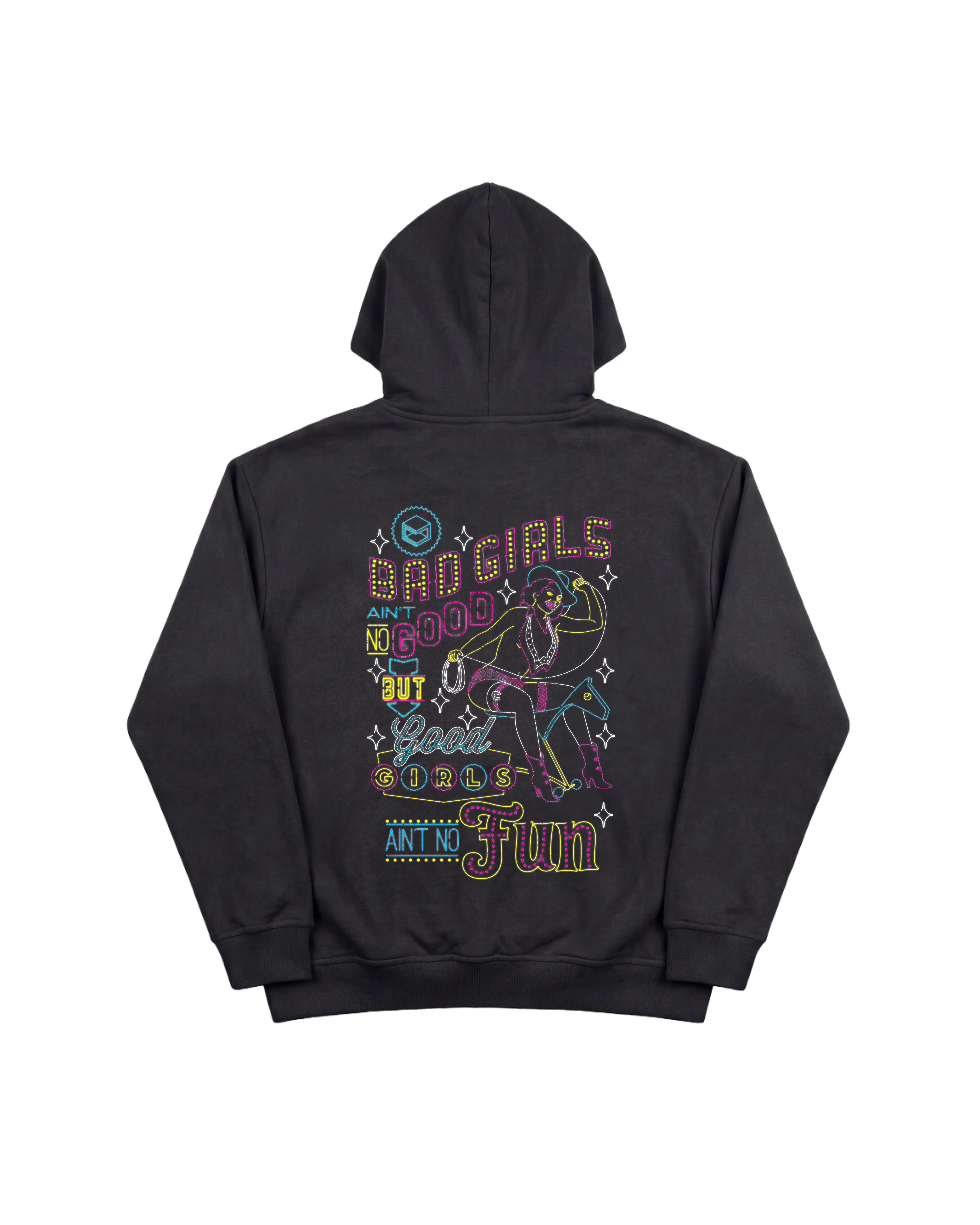 Bad Girls Hoodie 410 Negro Cubica