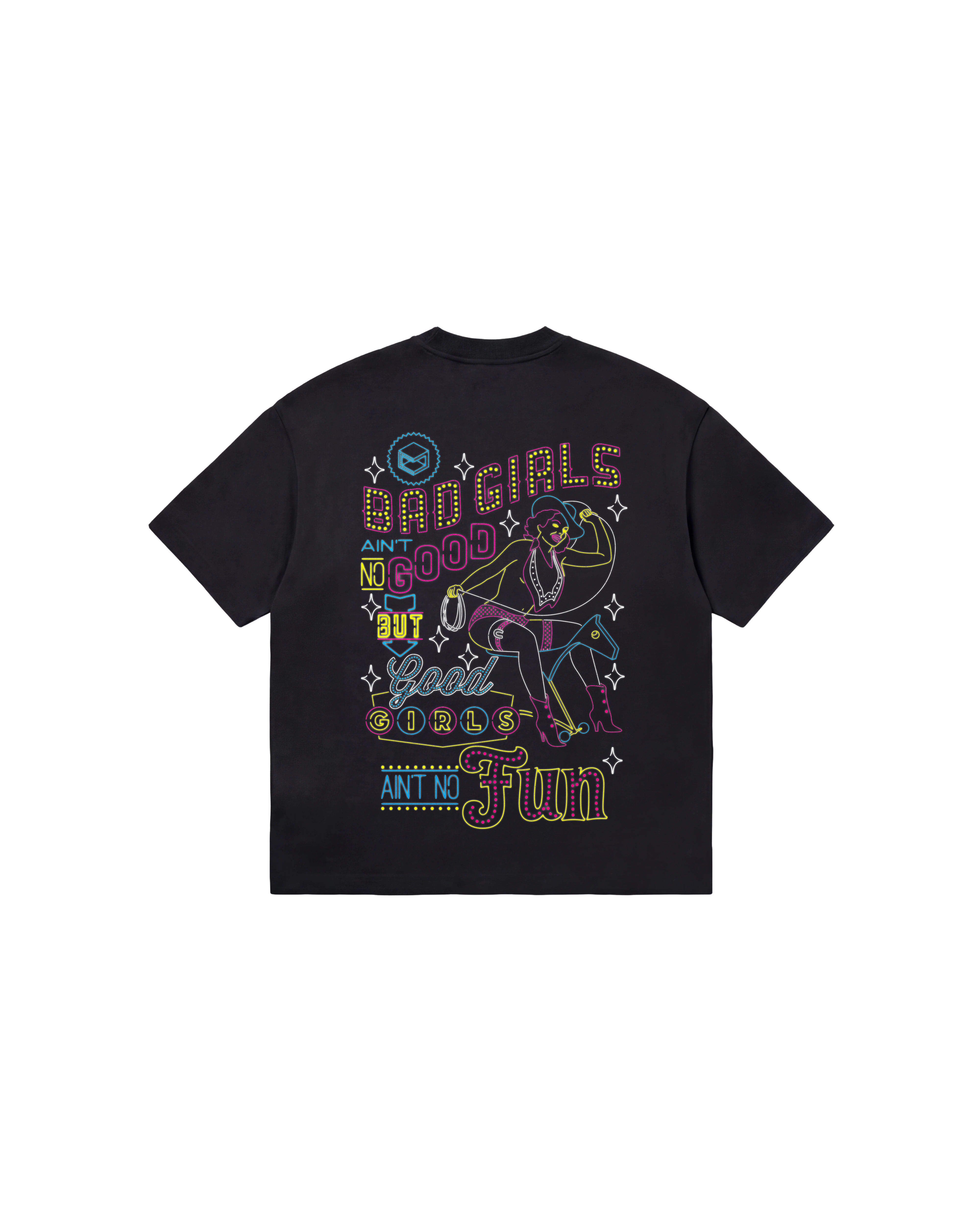 Bad Girls Semi Oversize 310 Negro Cubica