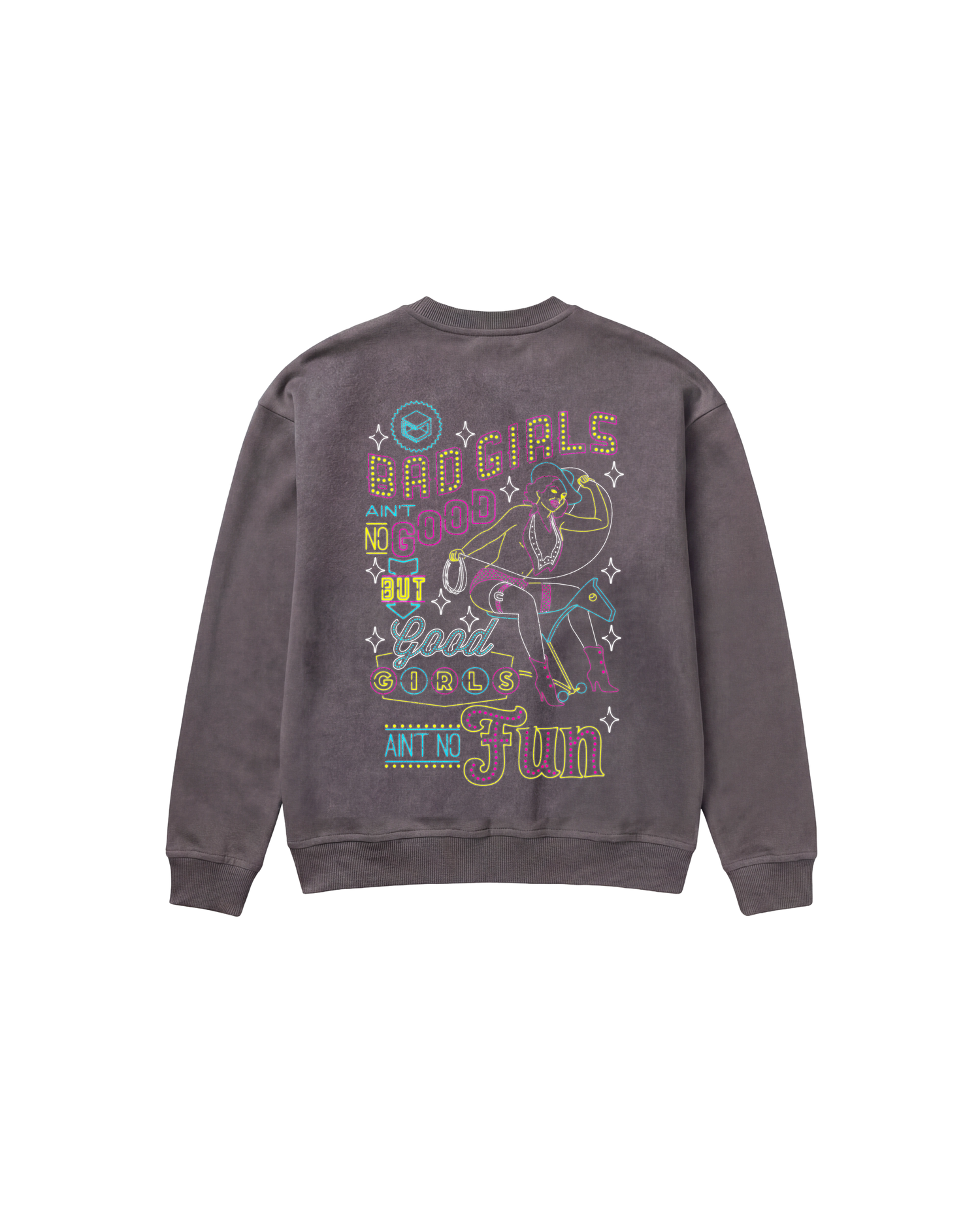 Bad Girls Sweatshirt 410 Gris Oscuro Cubica