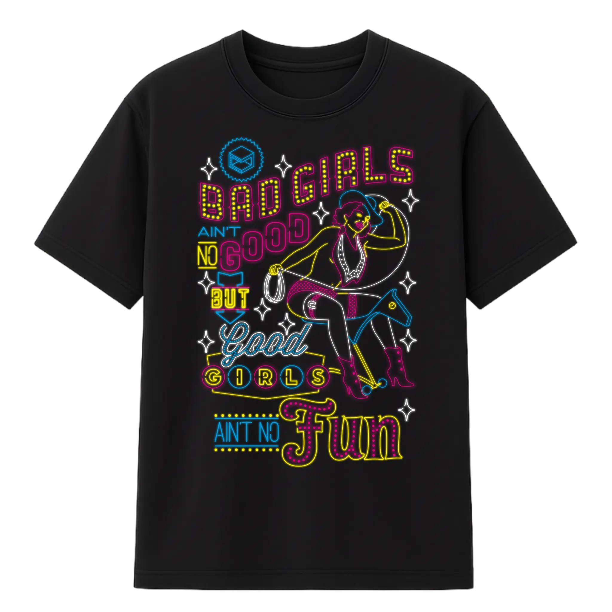Camiseta Cubica Bad Girls Ain't Good (F)