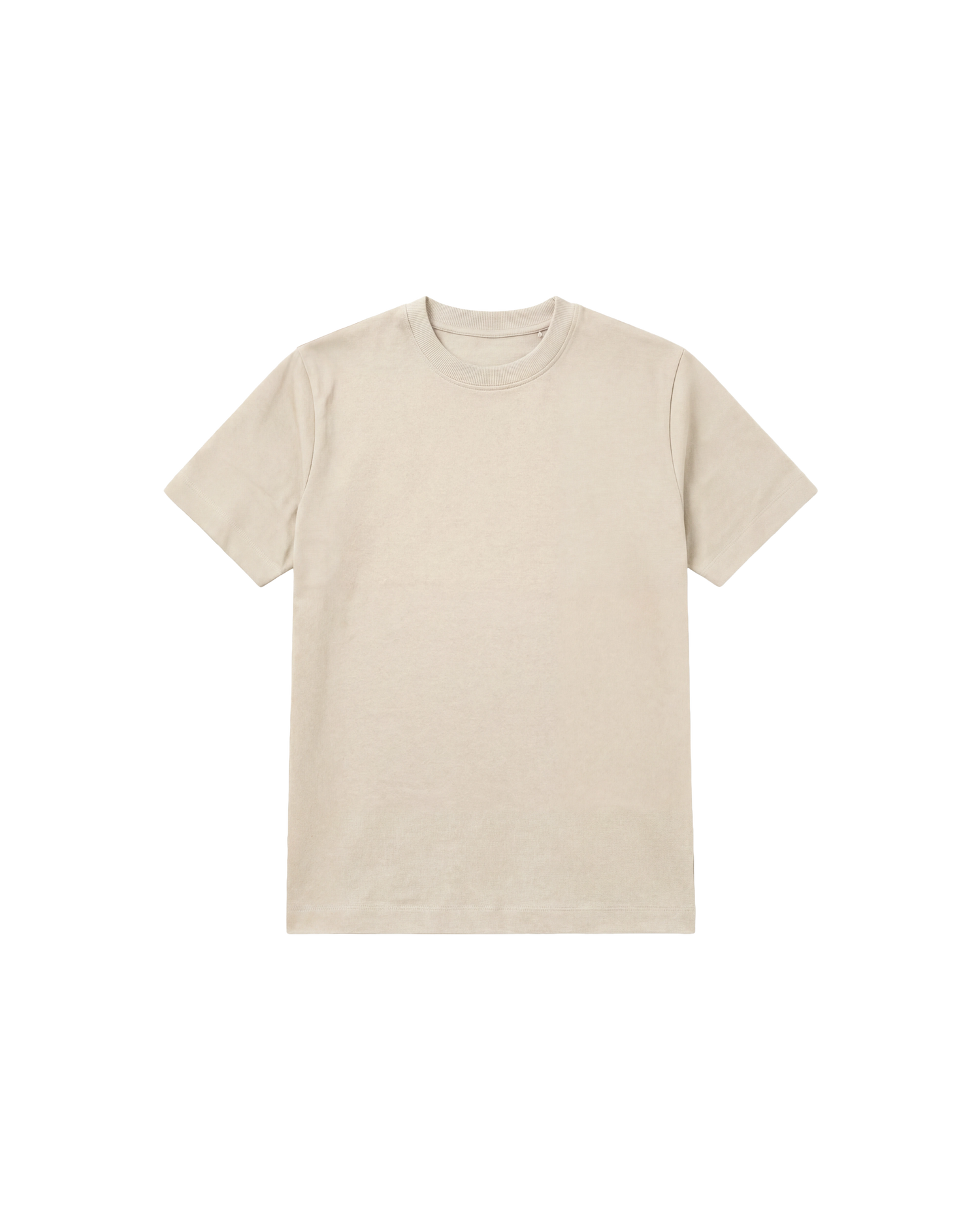 Camiseta básica Regular 250g Marfil