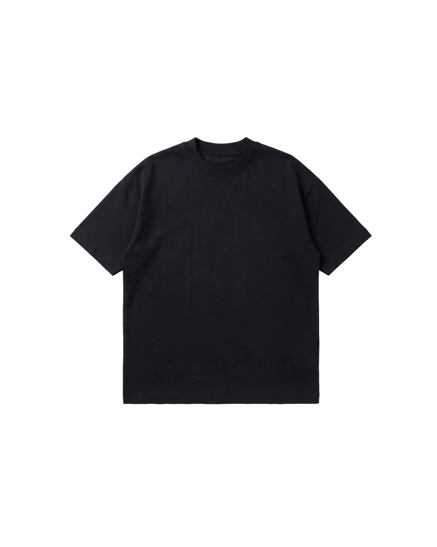 Camiseta Básica Semi Oversize 250g Negro