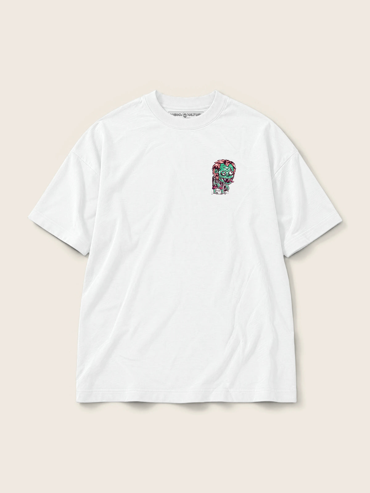 Beetlejuice · Camiseta Semi Oversize 250g Blanco — Imagen del producto 4