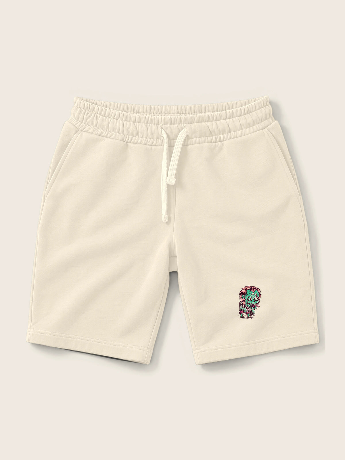 Beetlejuice · Pantaloneta 410g Crudo, crudo, estampado bolsillo, vista frontal