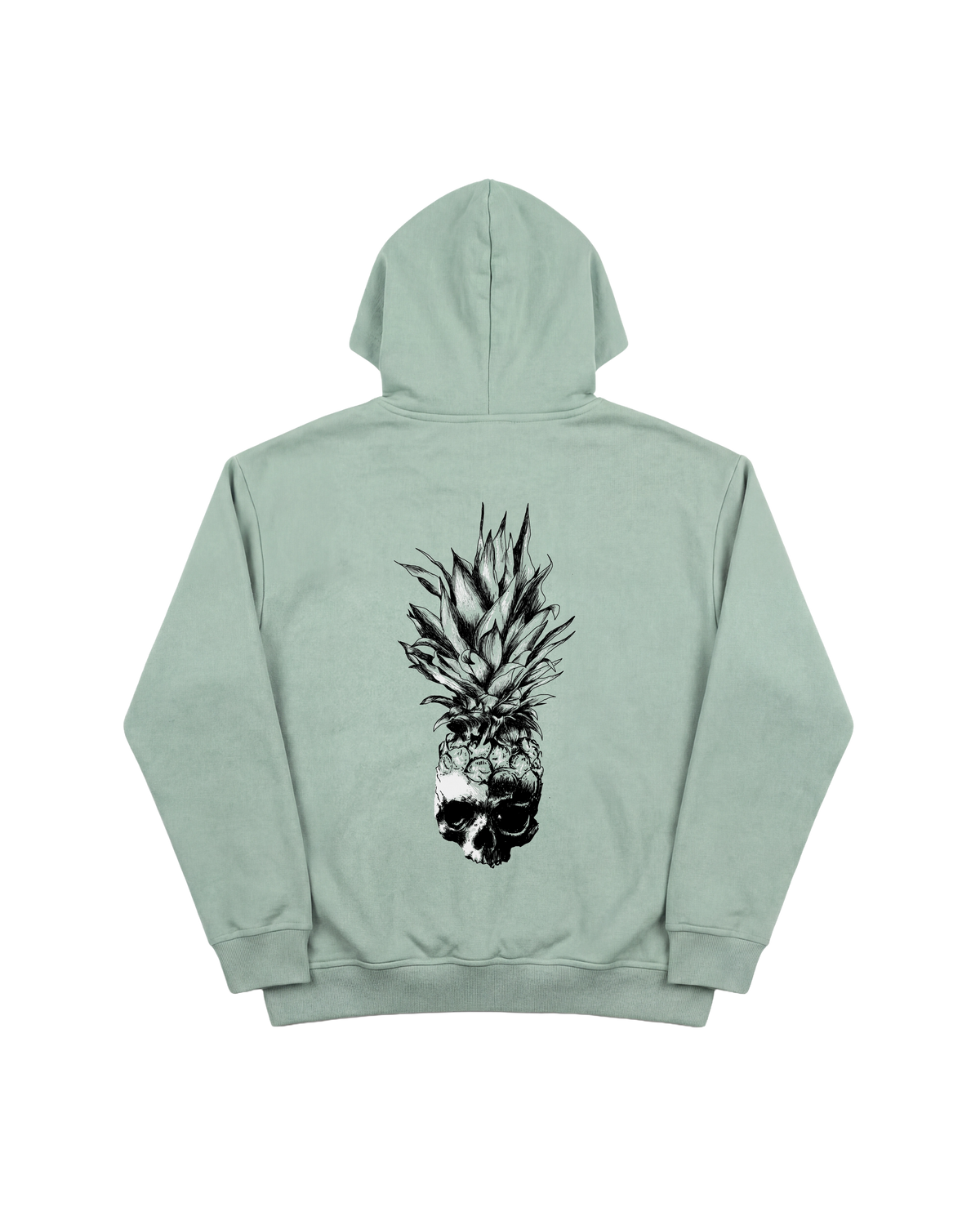 Calavera Piña Hoodie 410 Verde Menta Cubica