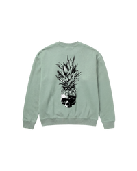 Calavera Piña Sweatshirt 410 Verde Menta Cubica