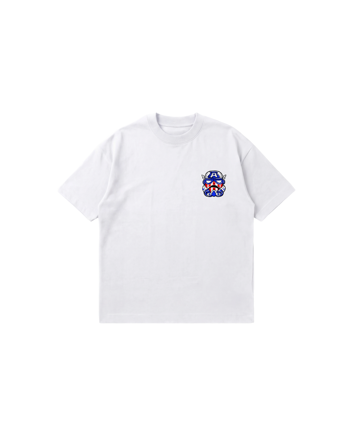 Captain Trooper Semi Oversize 250 Blanco Cubica