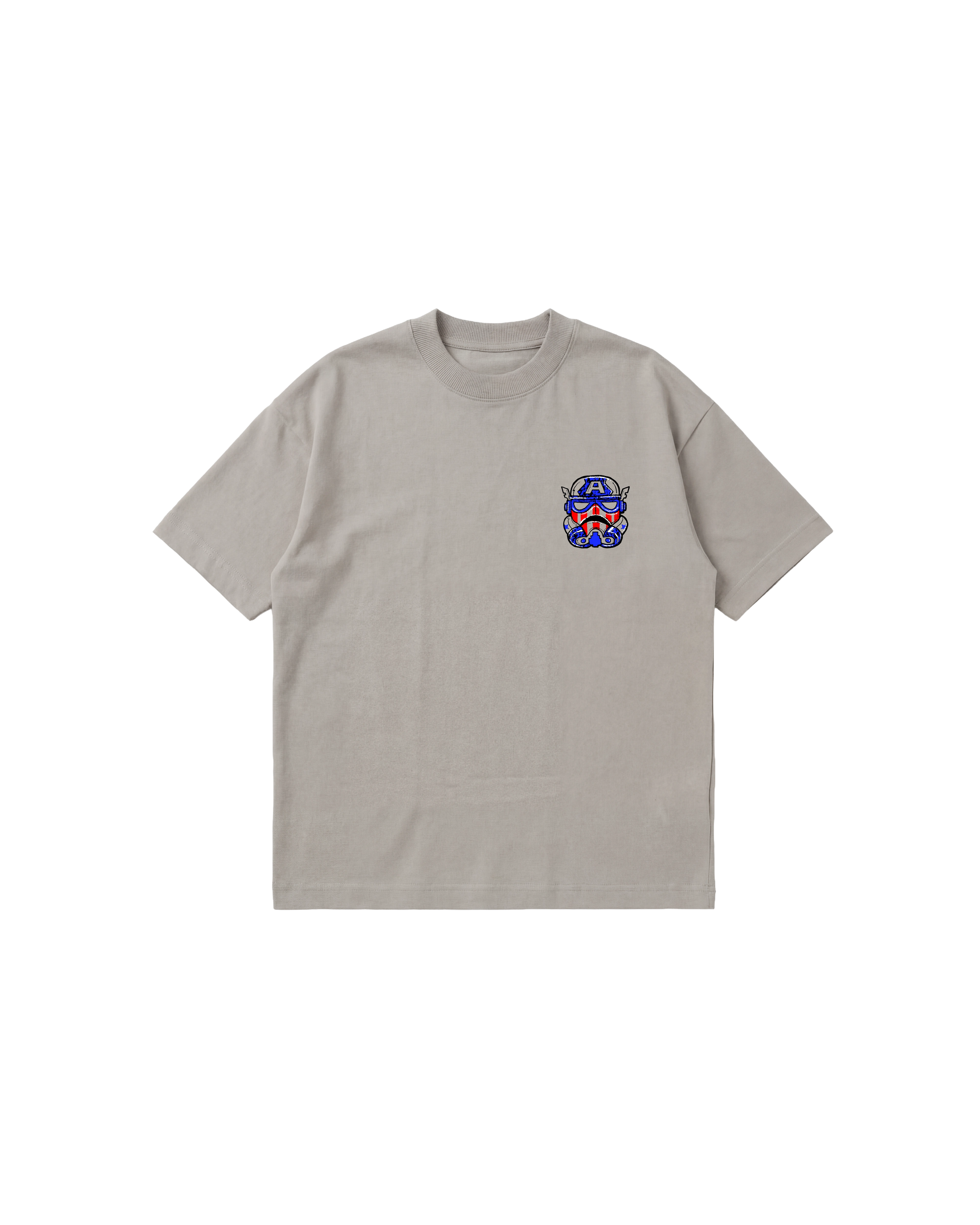 Captain Trooper Semi Oversize 250 Gris Cemento Cubica