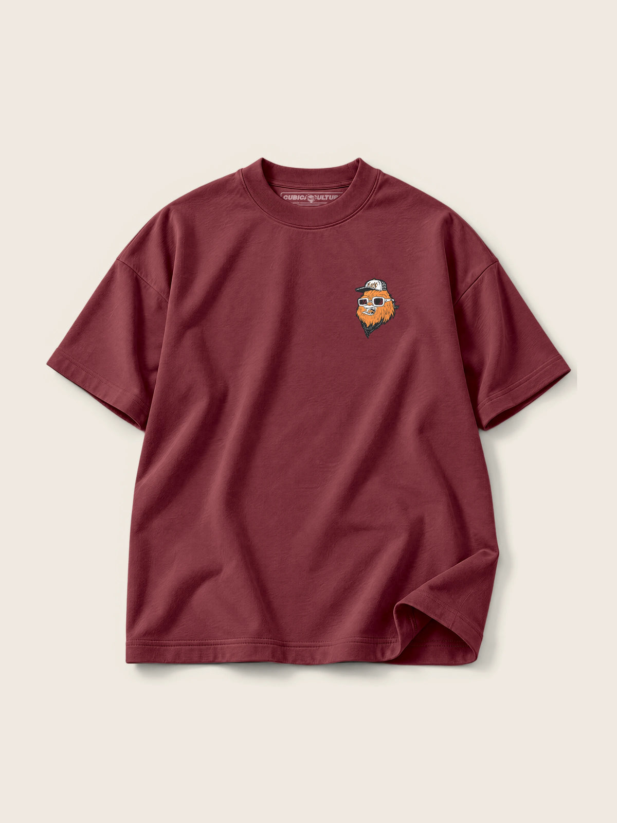 Chewie Hippie · Camiseta Semi Oversize con Cortes 410g — Imagen del producto 15