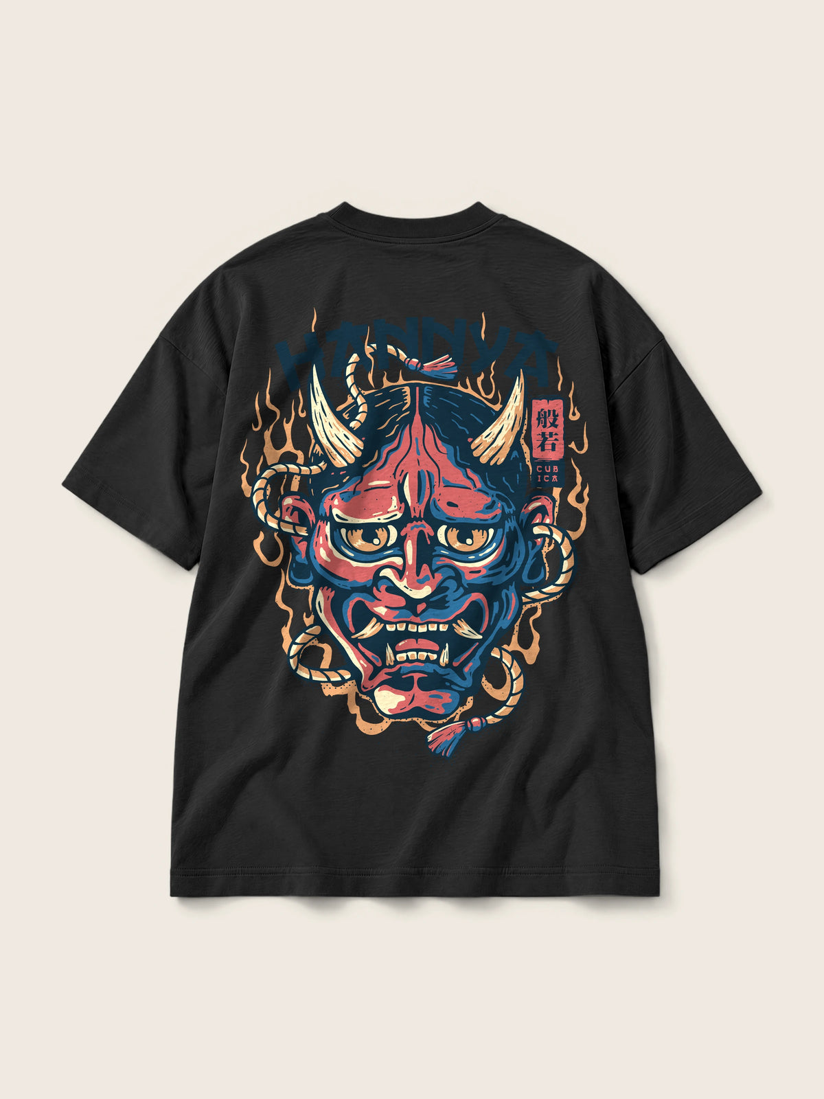 China Hannya · Camiseta Semi Oversize 310g — Imagen del producto 3