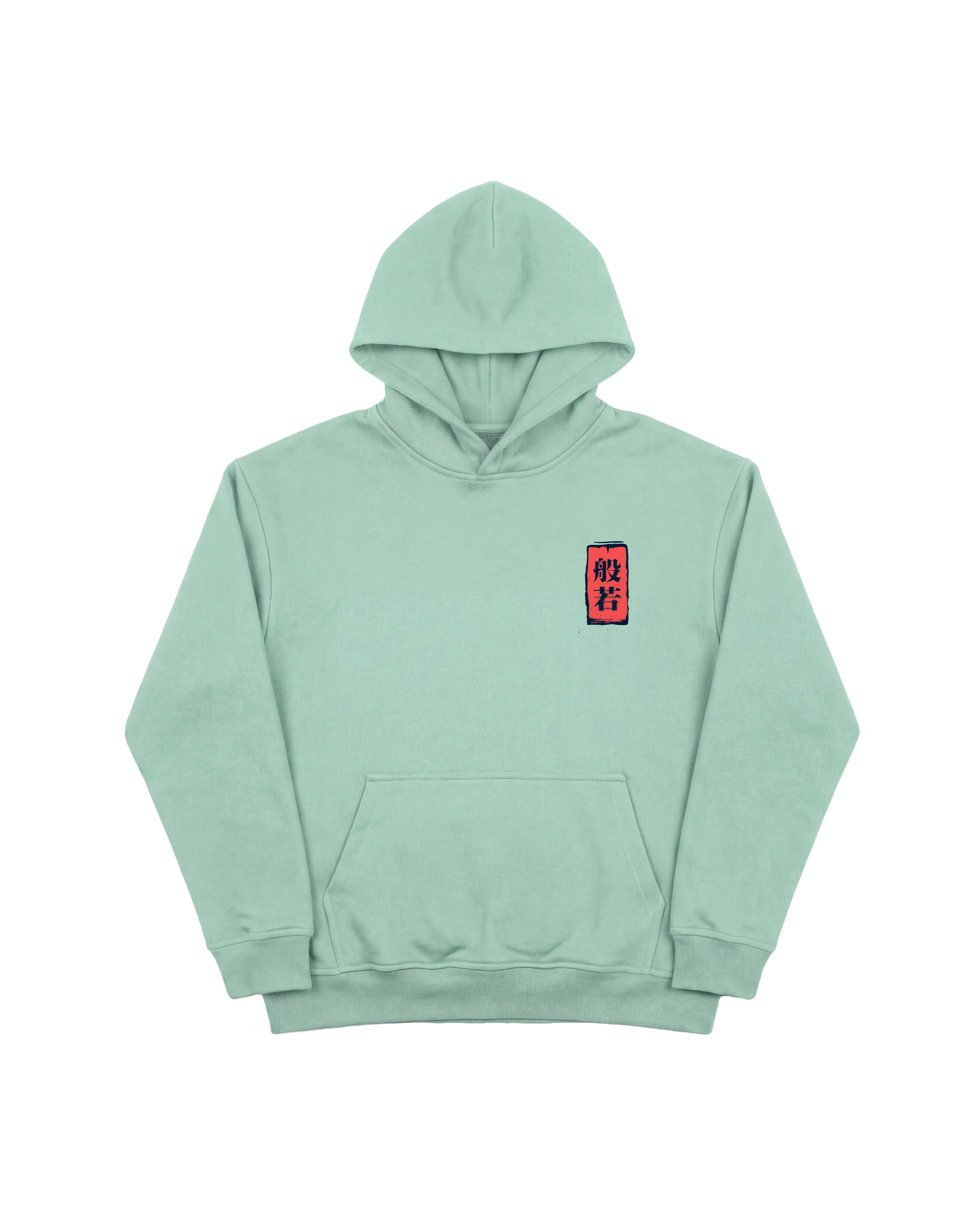 China Hannya Hoodie 410 Verde Menta Cubica