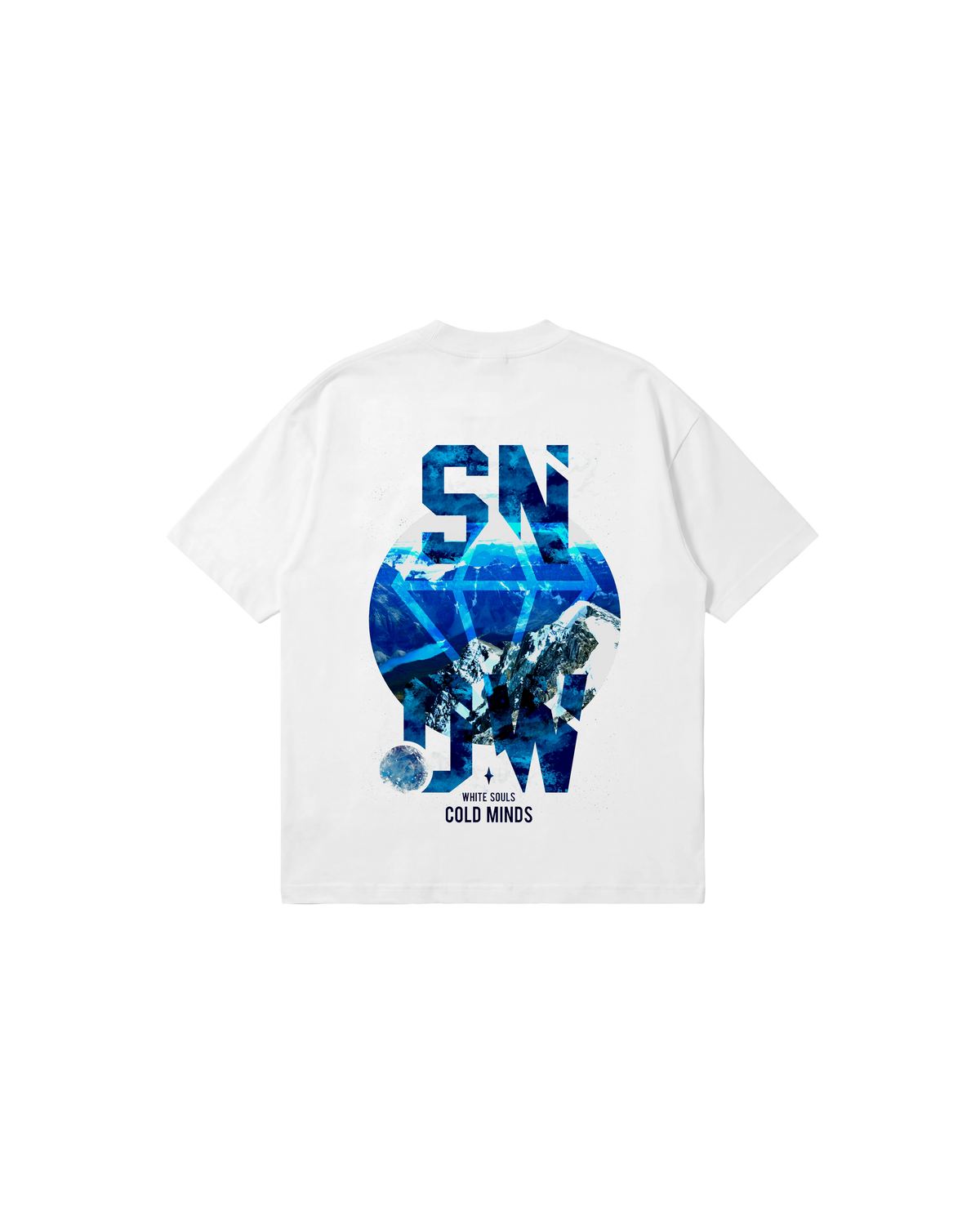 Cold Minds Semi Oversize 250 Blanco Cubica