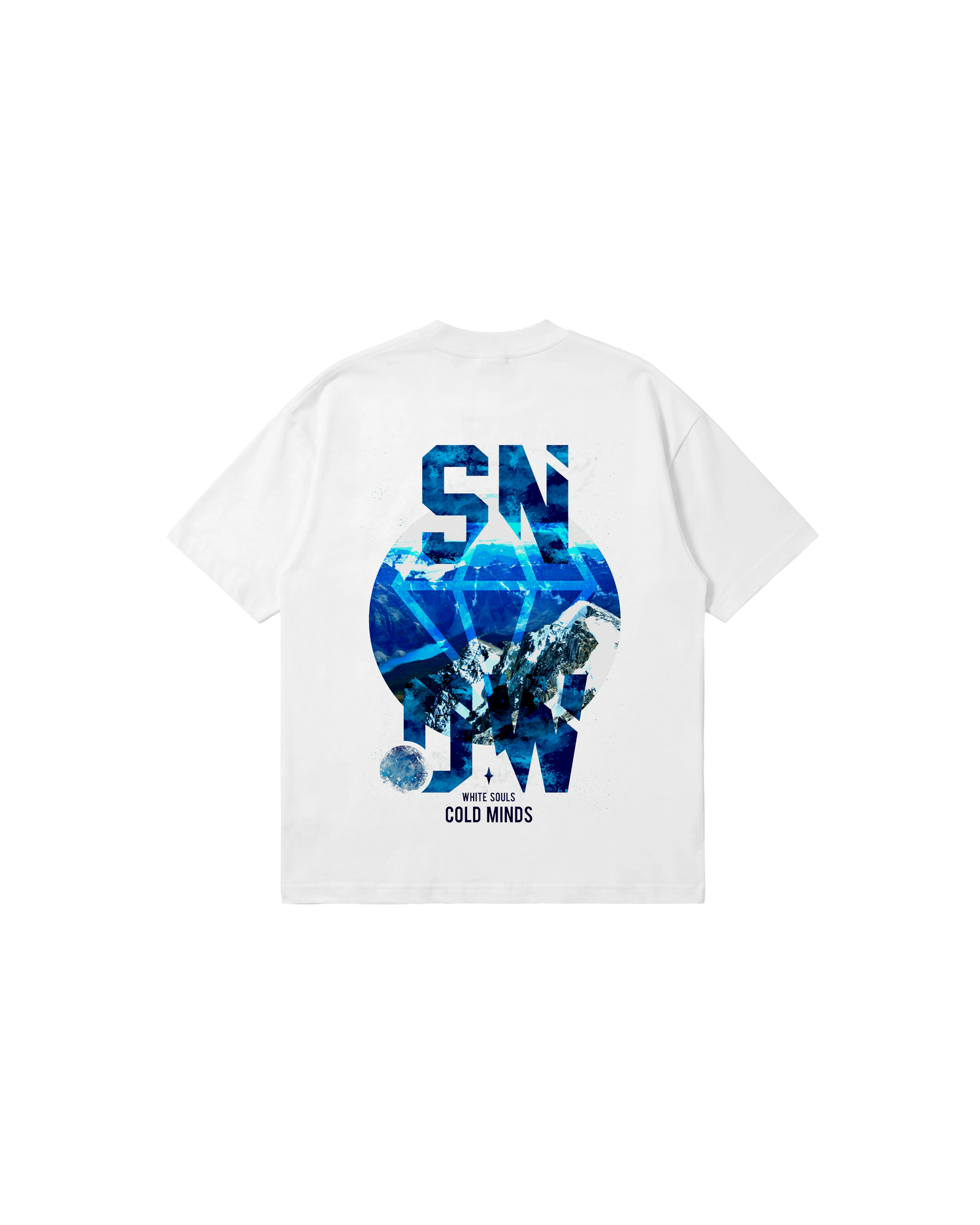 Cold Minds Semi Oversize 250 Blanco Cubica