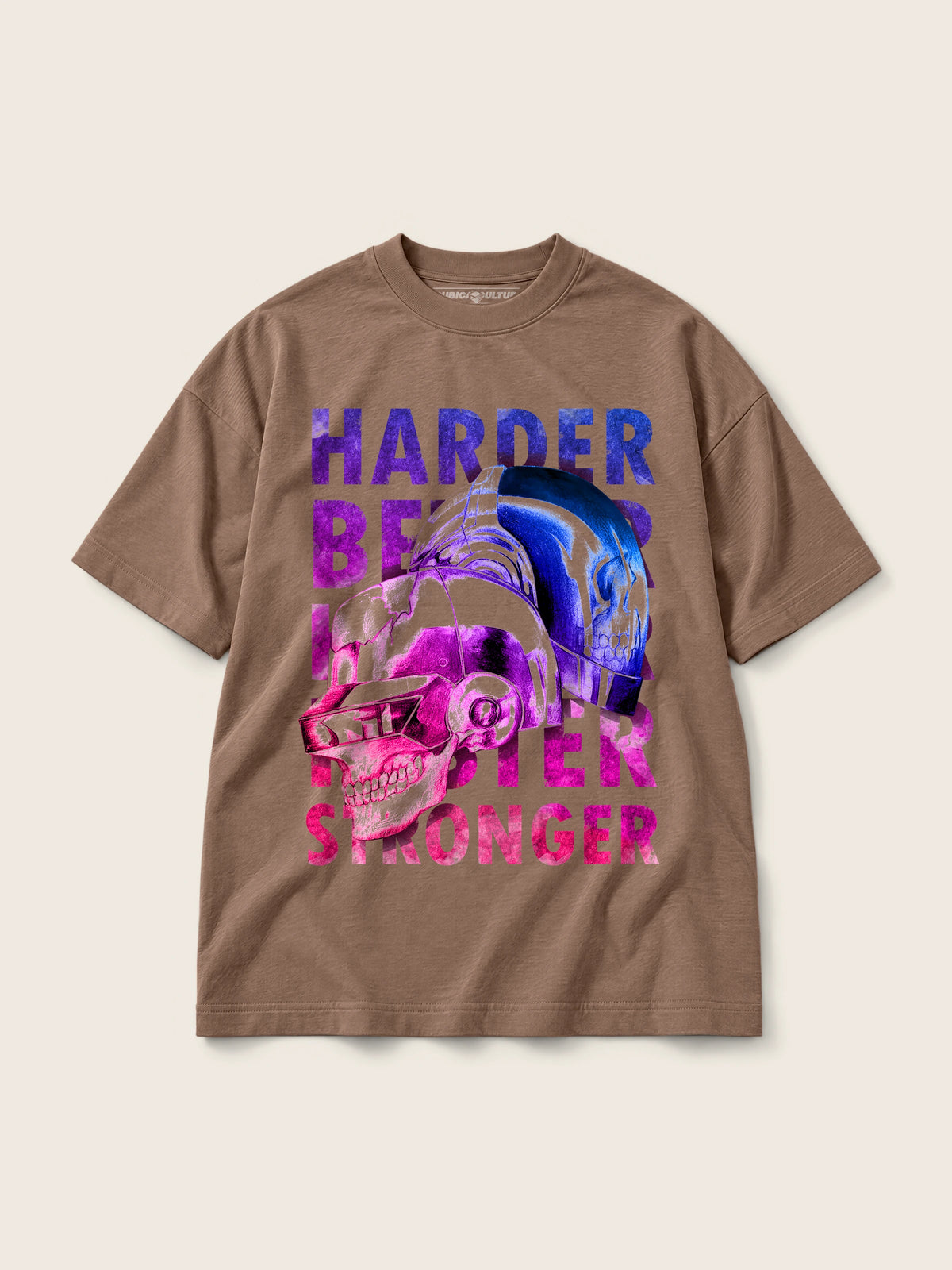 Cráneos Daft Punk · Camiseta Semi Oversize 310g — Imagen del producto 5