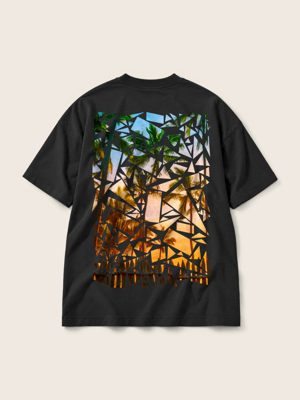 Crystal Beach · Camiseta Semi Oversize 310g — Imagen del producto 3