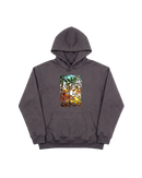 Crystal Beach Hoodie 410 Gris Oscuro Cubica