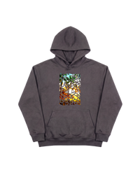 Crystal Beach Hoodie 410 Gris Oscuro Cubica