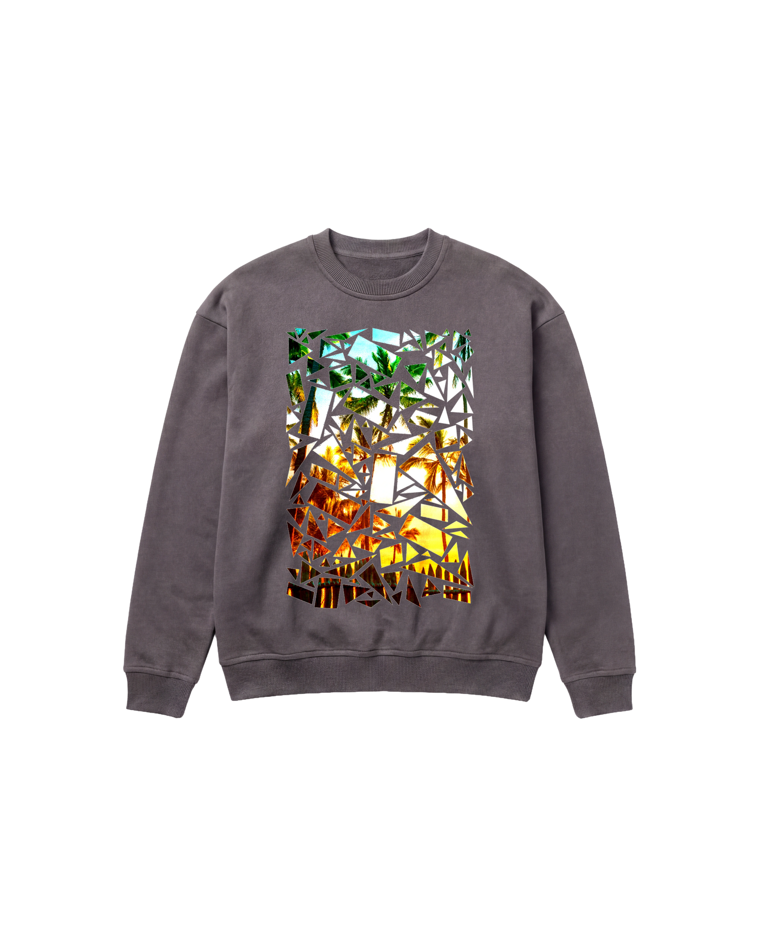 Crystal Beach Sweatshirt 410 Gris Oscuro Cubica