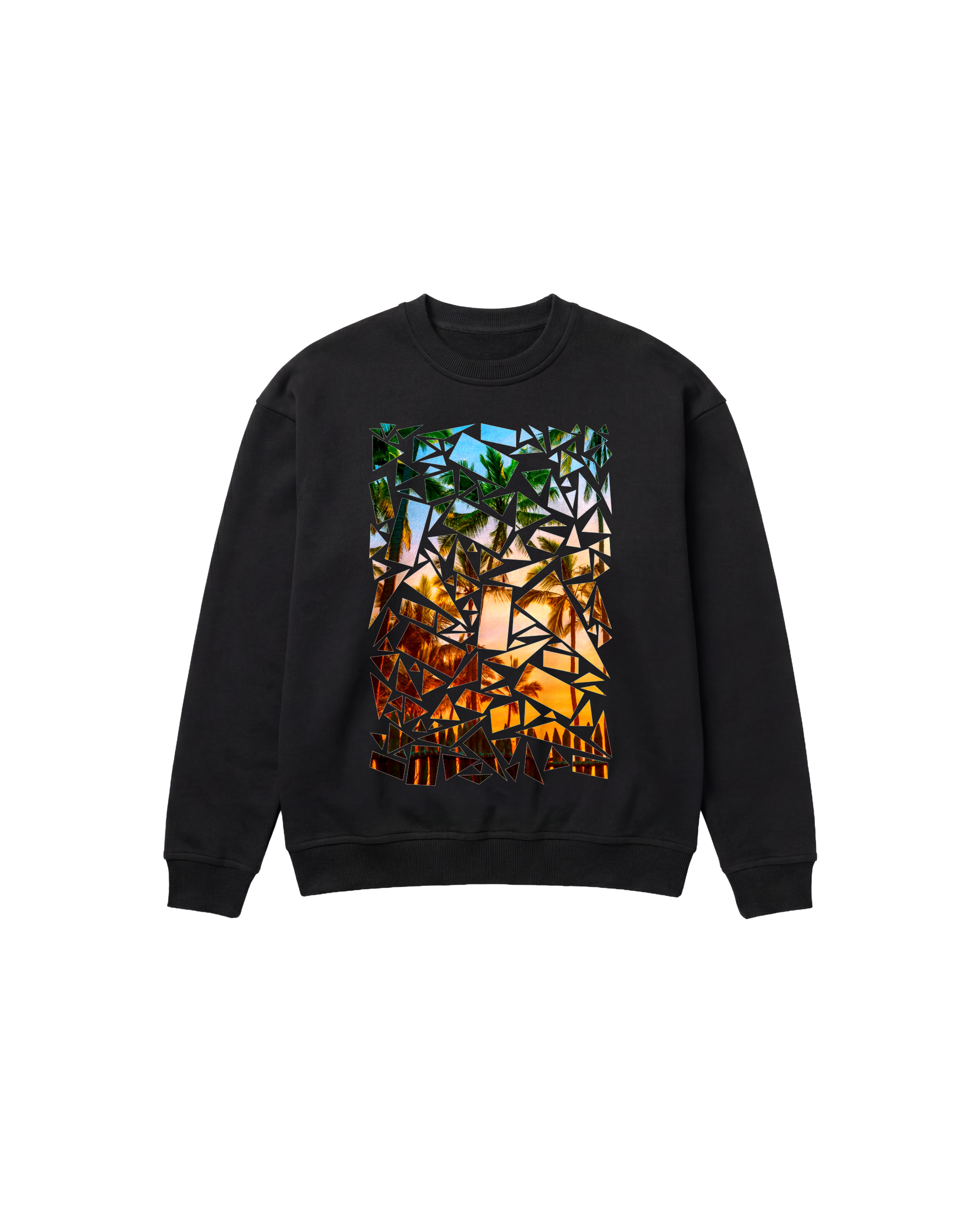 Crystal Beach Sweatshirt 410 Negro Cubica