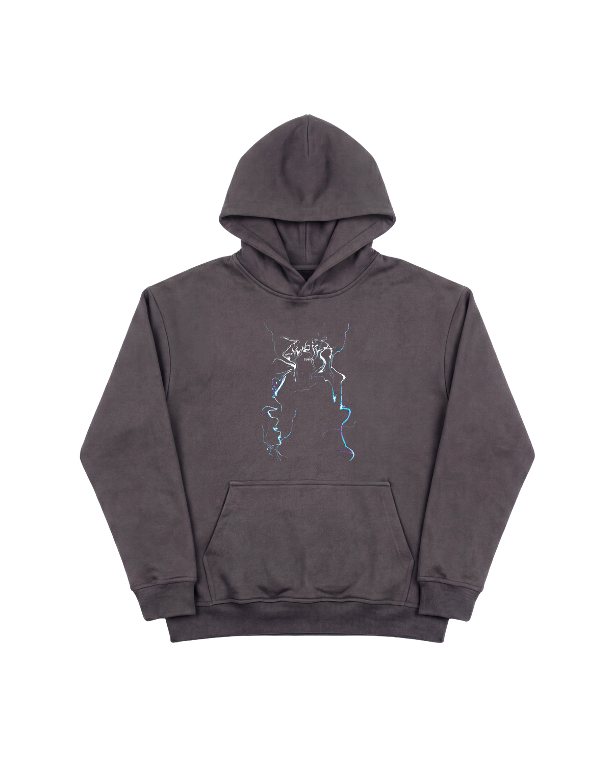 Cubi Rayo Hoodie 410 Gris Oscuro Cubica