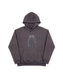 Cubi Rayo Hoodie 410 Gris Oscuro Cubica