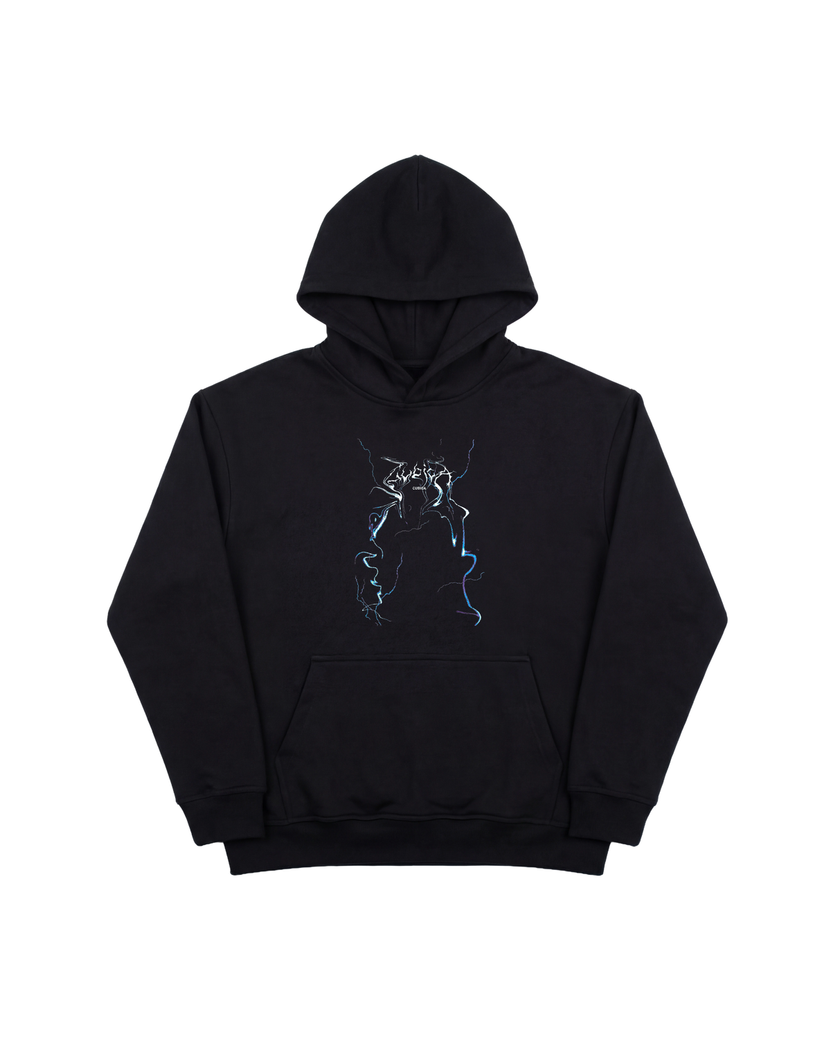 Cubi Rayo Hoodie 410 Negro Cubica