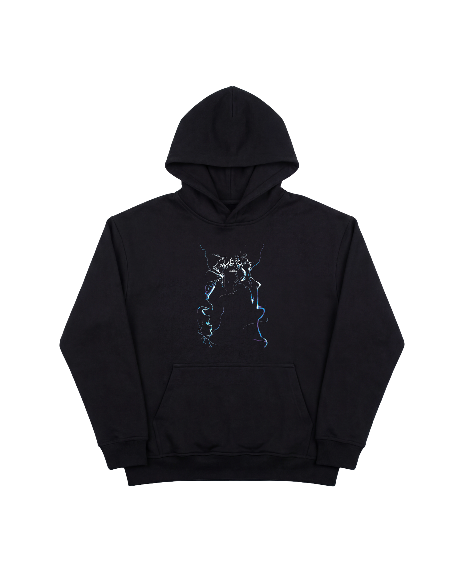 Cubi Rayo Hoodie 410 Negro Cubica
