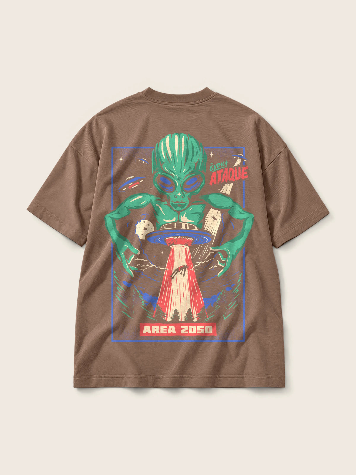 Cubica Ataque · Camiseta Semi Oversize 310g — Imagen del producto 3
