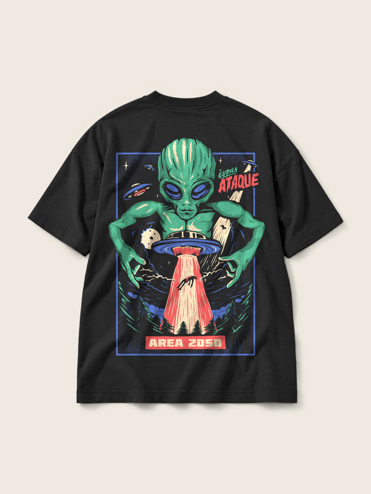 Cubica Ataque · Camiseta Semi Oversize 310g — Imagen del producto 1