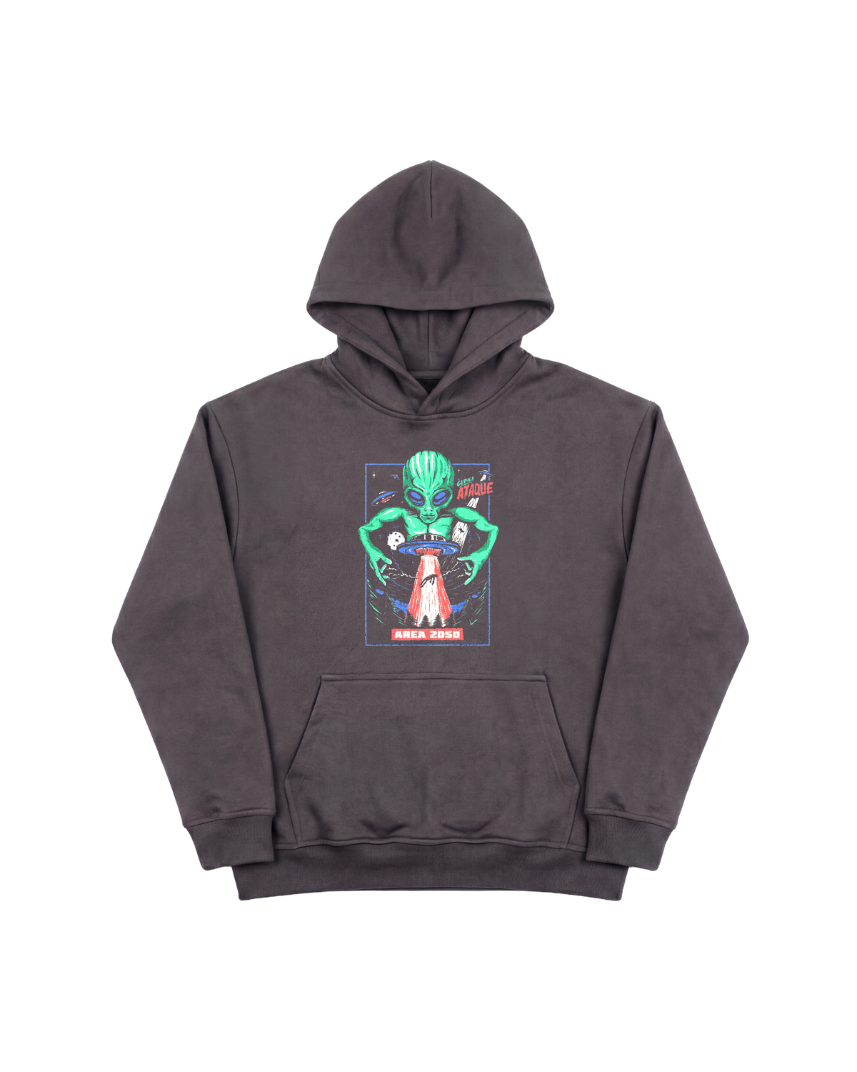 Cubica Ataque Hoodie 410 Gris Oscuro Cubica