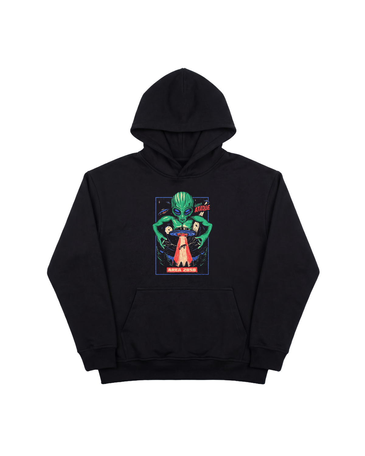 Cubica Ataque Hoodie 410 Negro Cubica