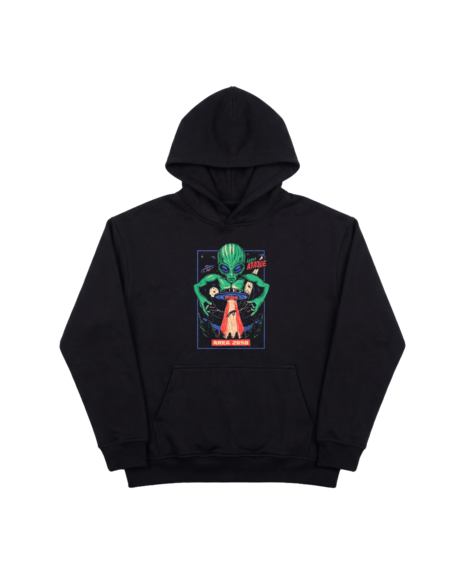 Cubica Ataque Hoodie 410 Negro Cubica