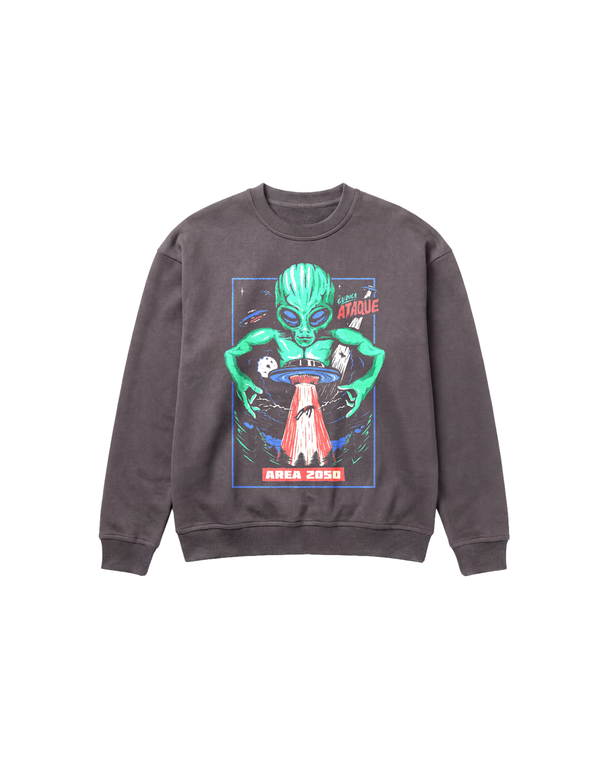 Cubica Ataque Sweatshirt 410 Gris Oscuro Cubica