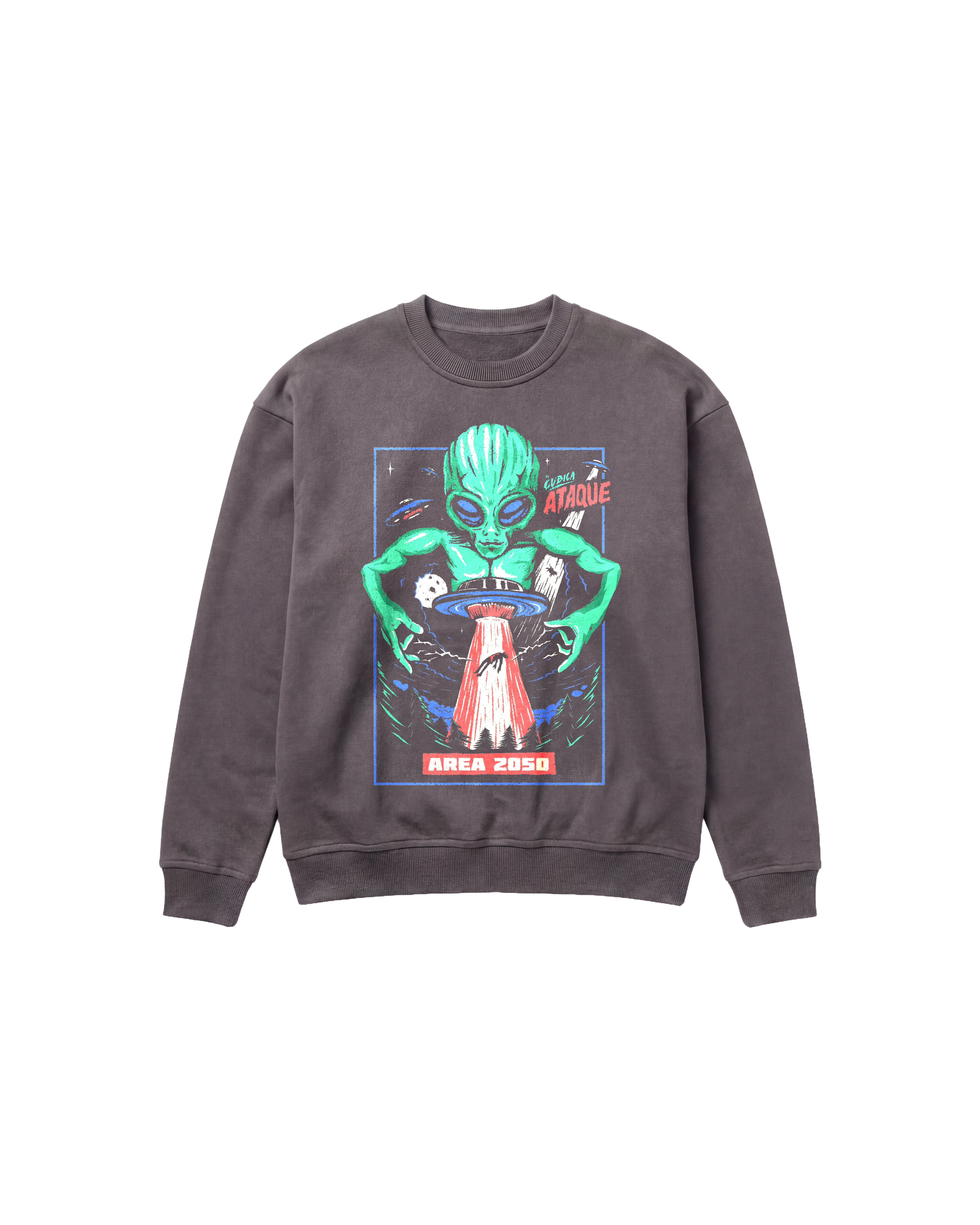 Cubica Ataque Sweatshirt 410 Gris Oscuro Cubica