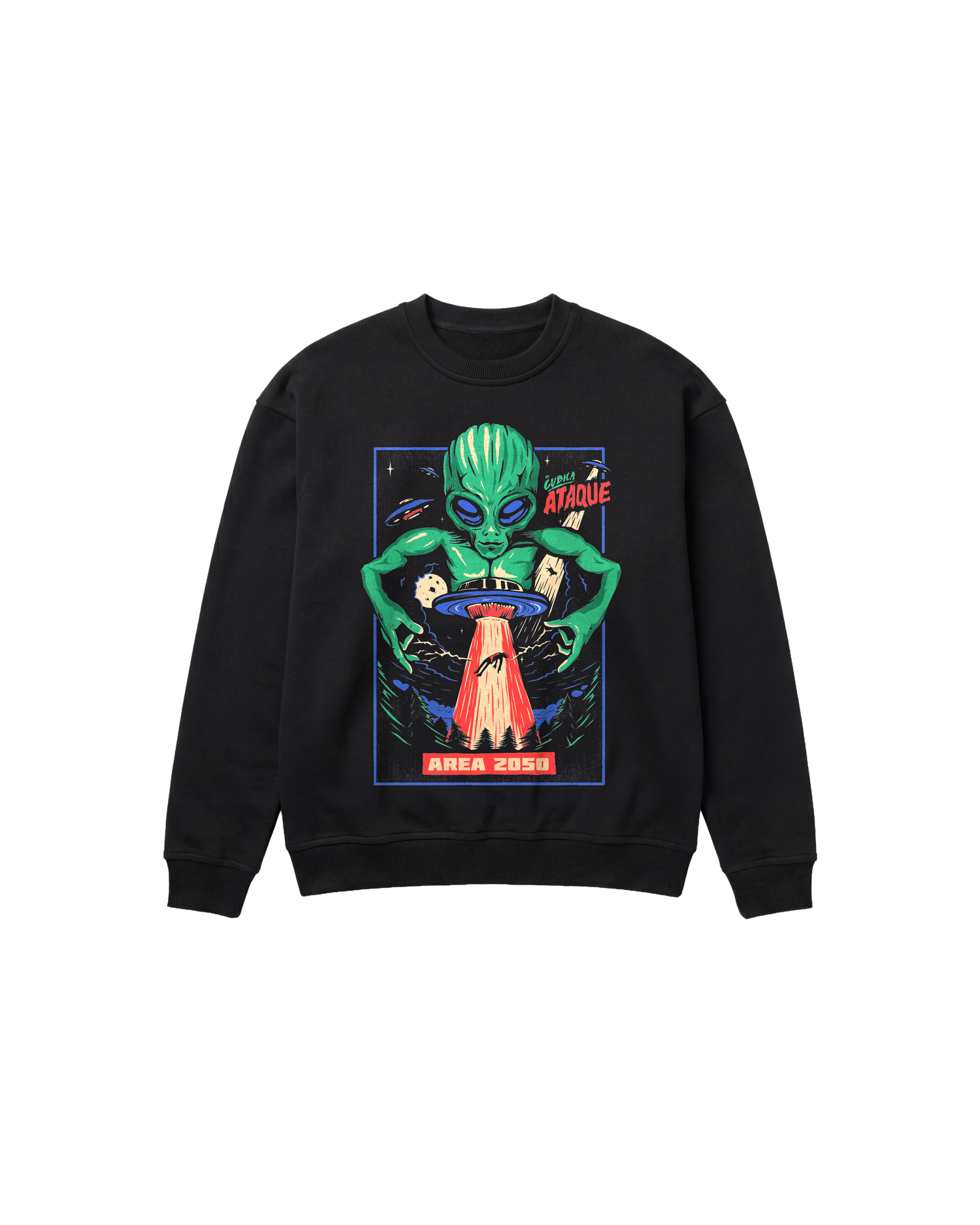 Cubica Ataque Sweatshirt 410 Negro Cubica