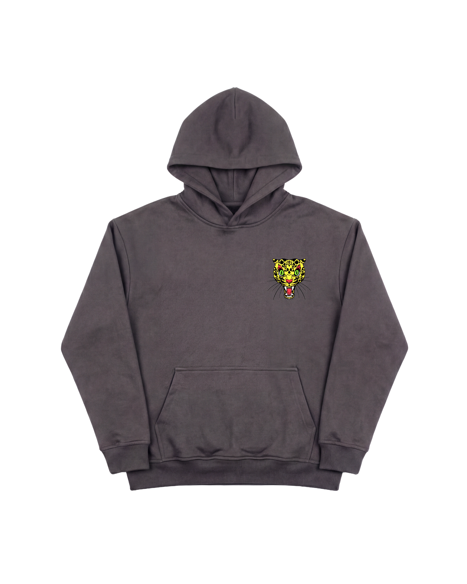 Cubica Leopard Hoodie 410 Gris Oscuro Cubica